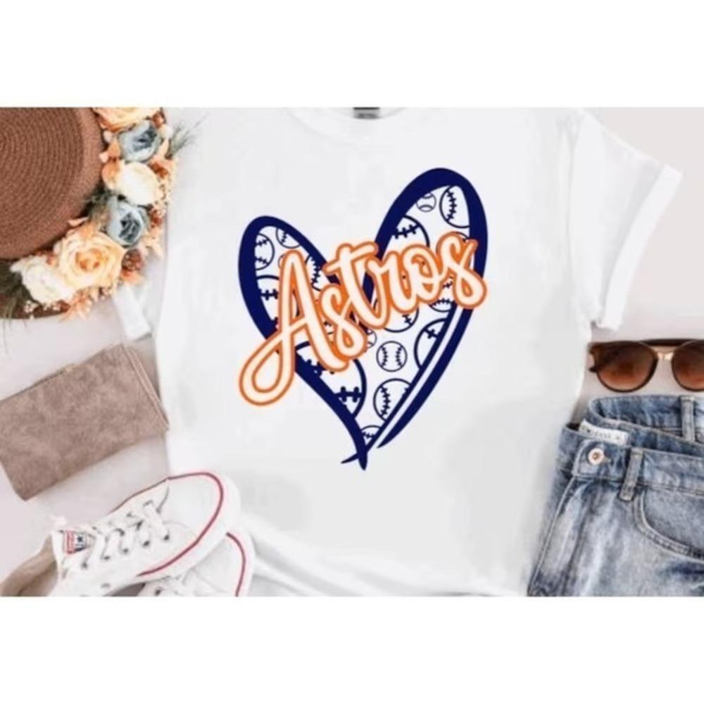 Astros Baseball Team Fan Graphic Streetwear Unisex T-Shirt